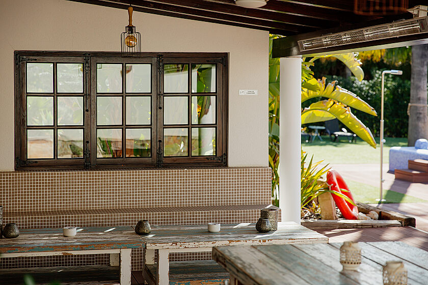 Garten in Hotel Boutique Canelobre