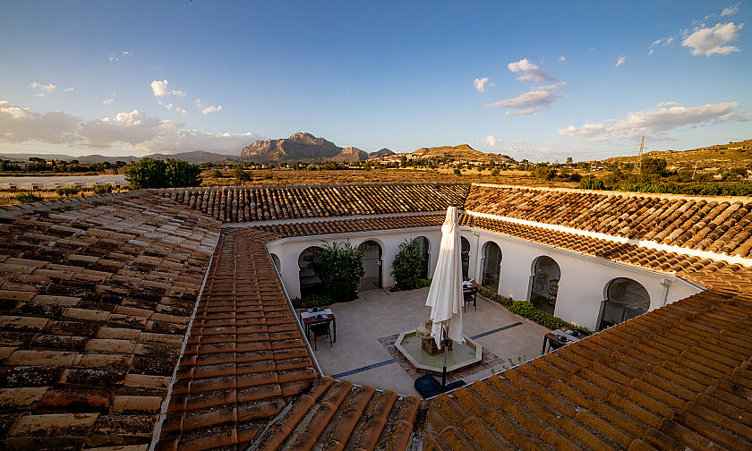Patio Andaluz in Hotel Boutique Canelobre